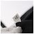 PRADA Shoulder Bag Nylon Black Silver - vista 11