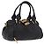 Chloé Chloe Paddington Hand Bag Leather Black Gold Tone