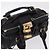 Chloé Chloe Paddington Hand Bag Leather Black Gold Tone - vista 7