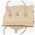PRADA Tote Bag Leather Ivory Silver - vista 25