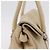 PRADA Tote Bag Leather Ivory Silver - vista 7
