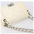 CHANEL Chain Shoulder Bag Leather Beige Silver CC - vista 14