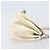CHANEL Chain Shoulder Bag Leather Beige Silver CC - vista 4
