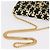 Autre Marque Saint Laurent Wallet On Chain Shoulder Bag Satin Black Gold - vista 8