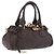 Chloé Chloe Paddington Hand Bag Leather Brown Gold Silver