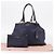 Miu Miu Tote Bag Leather 2way Navy Gold - vista 12