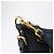 PRADA Shoulder Bag Jacquard Navy Gold - vista 20