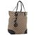 GUCCI GG Canvas Hand Bag 2way Gold Beige 247286