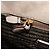 PRADA Hand Bag Patent Beige Gold Tone - vista 24