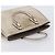 PRADA Hand Bag Patent Beige Gold Tone - vista 6