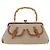 Miu Miu Bamboo Hand Bag Cotton 2way Beige Gold - vista 13