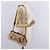 Miu Miu Bamboo Hand Bag Cotton 2way Beige Gold - vista 29