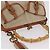 Miu Miu Bamboo Hand Bag Cotton 2way Beige Gold - vista 6