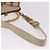 Miu Miu Bamboo Hand Bag Cotton 2way Beige Gold - vista 9
