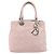 Christian Dior Cannage Lady Dior Hand Bag Lamb Skin Pink Silver - vista 13