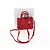 PRADA Hand Bag Leather 2way Red Gold - vista 12