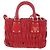 PRADA Hand Bag Leather 2way Red Gold - vista 13