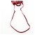 PRADA Hand Bag Leather 2way Red Gold - vista 8