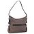 LOEWE Shoulder Bag Canvas Gray Silver