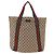 GUCCI GG Canvas Web Sherry Line Tote Bag Beige 189669 - vista 13