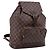 LOUIS VUITTON Damier Ebene Montsouris GM Backpack N51139 LV