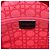 Christian Dior Lady Dior Canage Hand Bag Leather Black Gold Tone - vista 12
