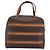 Céline CELINE Macadam Canvas Hand Bag PVC Leather Brown Gold - vista 2