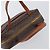 Céline CELINE Macadam Canvas Hand Bag PVC Leather Brown Gold - vista 6