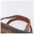 Céline CELINE Macadam Canvas Hand Bag PVC Leather Brown Gold - vista 8
