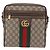 GUCCI GG Supreme Web Sherry Line Bag PVC Beige Gold 547926 - vista 13