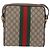 GUCCI GG Supreme Web Sherry Line Bag PVC Beige Gold 547926 - vista 2