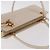 Christian Dior Canage Shoulder Bag Lamb Skin Beige Gold Tone - vista 14