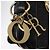 Christian Dior Canage Shoulder Bag Nylon Black Gold Tone - vista 10