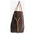 Louis Vuitton Borsa tote Neverfull GM Monogram vintage marrone - vista 2