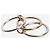Autre Marque Multifarbiger Solarium Ring aus 18ct Gold und Sterlingsilber - Ansicht 3