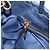 Miu Miu Matelasse Hand Bag Leather 2way Blue Gold Tone - vista 23