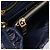 Miu Miu Matelasse Hand Bag Leather 2way Blue Gold Tone - vista 25