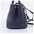 Miu Miu Matelasse Hand Bag Leather 2way Blue Gold Tone - vista 3
