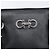 Salvatore Ferragamo Gancini Hand Bag Leather Black Silver - vista 19