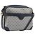GUCCI Micro GG Supreme Shoulder Bag PVC Navy Gold 007 084 0423