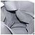 Balenciaga Paper Drop Bucket Shoulder Bag Leather Silver 357327 - vista 23