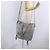 Balenciaga Paper Drop Bucket Shoulder Bag Leather Silver 357327 - vista 29