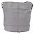 Balenciaga Paper Drop Bucket Shoulder Bag Leather Silver 357327 - vista 3