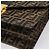 FENDI Zucca Canvas Mamma Baguette Hand Bag Black Brown - vista 10