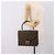 FENDI Zucca Canvas Mamma Baguette Hand Bag Black Brown - vista 26