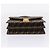 FENDI Zucca Canvas Mamma Baguette Hand Bag Black Brown - vista 9