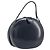 LOEWE Hand Bag Leather Navy Gold