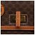 Céline CELINE Macadam Canvas Hand Bag PVC Leather 2way Brown Gold - vista 21