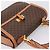 Céline CELINE Macadam Canvas Hand Bag PVC Leather 2way Brown Gold - vista 6