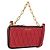 Miu Miu Chain Shoulder Bag Leather 2way Red Gold